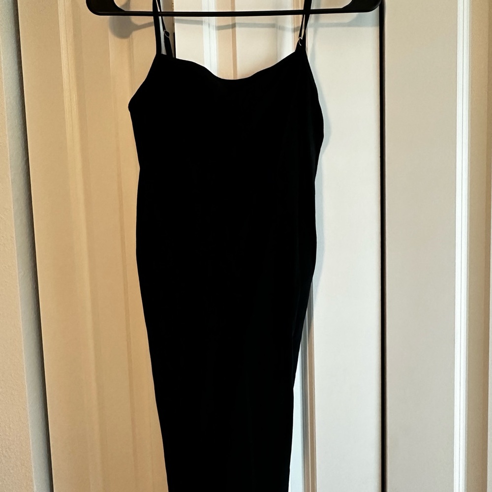Free People Black slip Dress